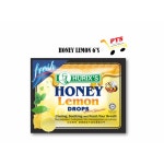 말레이시아 HURIX 휴릭스 사탕 상쾌한 목캔디 HONEY DROP 6개입X3팩 : 구즈말레이시아