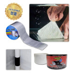 루꼬모 초강력 강력 천막 바닥 파이프 접착 은박지 킹콩 보수 누수 방지 부틸 방수 테이프 : 주니무역