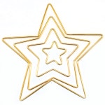 모양 골드링 (5cm-20cm) 하트 별 달 세모 네모 동그라미/ 드림캐쳐링 마크라메 재료 : 정글스튜디오