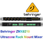 ZMX-8210 / ZMX 8210 / 8입력 3구역분할 라인 믹서/ 안내방송/ 배경음악/ 상업매장용 / 랙타입 라인 믹서 / 정품 : 주식회사 월드음향