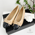 샤넬 발레리나 플랫슈즈 220 230 클래식 베이지 블랙 램스킨 G02819 : 리즈 파리