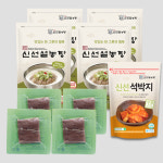 신선설농탕 4팩 + 양지고기 4팩 + 석박지(750g) 1팩 : 한그릇의 행복 신선설농탕
