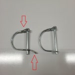 보트 트레일러 커플러 안전핀(디자인A) : 오토픽