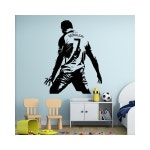 축구 크리스티아노 호날두 비닐 벽 스티커 선수 데칼 : w월드인터내셔널