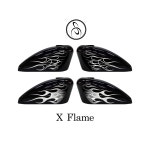 스믈크루 피넛탱크 오토바이 불꽃데칼 6 X FLAME : 스믈크루