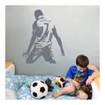 축구 크리스티아노 호날두 비닐 벽 스티커 선수 데칼 : w월드인터내셔널