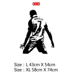 축구 크리스티아노 호날두 비닐 벽 스티커 선수 데칼 : w월드인터내셔널