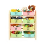 튼튼한 4단 파스텔컬러 장난감정리함 노랑 아이놀이방 어린이집 수납박스 : 타이디하우스