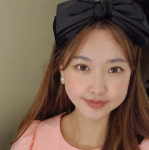 [made] 블링살롱 젬마 더블 새틴 리본 머리띠 왕리본 헤어밴드 1컬러 : BlingSalon