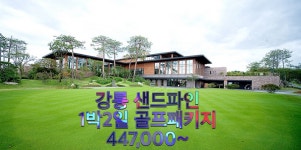 강릉 - 샌드파인cc  1박2일골프패키지 : 세이브투어- 황수진차장