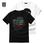 더네임스튜디오 유니크한 디자인 반팔티 해골안경 M~4XL 빅사이즈 티셔츠 : DELEVINGNE