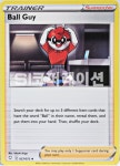 (포켓몬카드 북미판 덱소스) 포켓몬카드 북미판 볼가이 Ball Guy (057/072) 포켓몬스터 카드 Shining fates TCG : SI 코퍼레이션