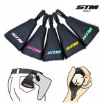 STM 골프 캐치앤 와이퍼 퍼터커버 홀더 겸 골프공 클리너 타월 닦기 블루 : 준골프