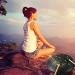 스틸텅드럼 가정용 힐링 타악기 인치 탄소강 텅 톤 핸드 팬 나지만 핑거 커버 : 브라운망고