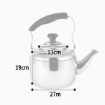 식당용육수통 육수주전자 보리차 물 끓이는 소리나는 하모니 차 주전자 : 데이데이온데이