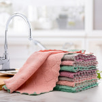 극세사 벨벳 양면 요술행주 : 하람커머스