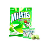 밀키타 밀크 캔디 80g 5종 딸기 밀크 멜론 초콜릿 어쏘티드 롤리팝 소프트캔디 : 퀸즈그로서리