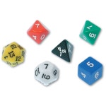 러닝리소스 LER 4279 다면체 주사위 (6종) 게임소품 : 에듀카코리아