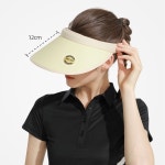 UV차단 선스크린 골프 자외선차단 선캡 골프캡 모자 : 로한스