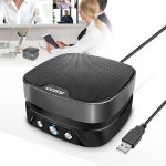고감도 USB 화상회의 마이크 스피커폰 컨퍼런스콜 노트북 컴퓨터 온라인회의 화상과외 : 주식회사지엔이테크