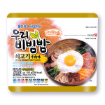 우리비빔밥 즉석밥 간편식 캠핑 도시락 전투식량 야전 비상식량 쇠고기비빔밥 100g : 화천몰 - 전투식량