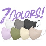 퓨어핏 컬러 KF94 새부리형 성인 마스크 50매 : 모팔