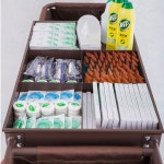 이동식 호텔 모텔 청소 도구함 카트 손 수레 구르마 : 라이크 유