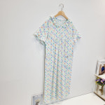 신축성 좋고 얇은 민트 토끼 반소매 원피스 여성 잠옷 55 66 77 88 수유 임부 : 안나1983 - 바른몰