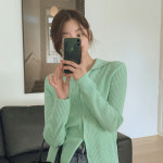 골지 카라 가디건 : 헬시베어