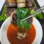 찰순대 500g 막창 고기 냉동 피순대 순대간 : 랄라고메