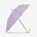 파스텔 자동 우드 그립 접이식 16k 대형 원형 패션 커플 골프 학생 장우산 : 가성코리아