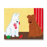 친구, 키무 작가 작품 일러스트 그림 캔버스 액자 거실 벽 장식 인테리어 소품 : 라이크디즈