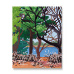 겨울, 키무 작가 작품 일러스트 그림 캔버스 액자 거실 벽 장식 인테리어 소품 : 라이크디즈