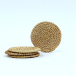 라탄 컵 코스터 티 컵받침 받침대 인스타 감성 : 더줌커머스