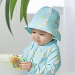 베베샤 유아 수영 모자 플랩캡 아기 물놀이 모자 자외선차단 썬블럭햇 17종 : 베짱이정원