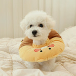 반려동물 춘식이 넥카라 강아지 고양이 목 보호대 깔대기 깔때기 애견 중성화 수술 목쿠션 : 홈앤키즈