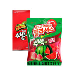 롯데제과 수박바 젤리56g 8입 사무실 아이들 간식 : 오픈패스