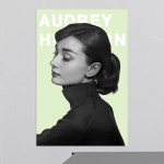 오드리햅번 - green 캔버스액자 : 아트온액자