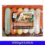 사조 390gX10EA 도이치 영양간식 식당용 모듬소세지 : 오구오구냠냠