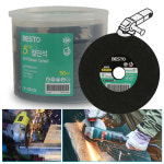 베스토 5인치 절단석 그라인더날 컷팅날 철 스탠 서스 절단 푸른돌 연마석 디스크휠 : 하나공구몰