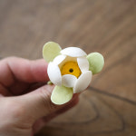 플라워 세라믹 인센스홀더 트레이 향꽂이 인센스받침 : 씨유썬데이