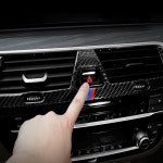 BMW 5시리즈 G30 M스타일 센터페시아 에어컨 테두리 커버 몰딩-리얼카본 : 트루파츠코리아