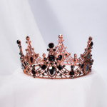 주문제작 이벤트 돈케이크 연꽃초 발렌타인 데이 블랙 바로크 크라운 장식 레트로 보석 생일 : 지르자쇼핑