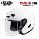 HJC 홍진헬멧 CH5 무광블랙 오픈페이스 바이크 오토바이헬멧 : KYMCO YAMAHA