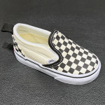 반스 키즈 클래식 슬립온 어센틱 엘라스틱 슬립어2 컴피쿠시 체커보드 도그 올드스쿨 에라 : 슈걸앤나나