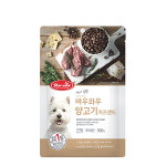 [1+1] 바우와우 간식 양고기 치즈샌드 100g : 개밥왕
