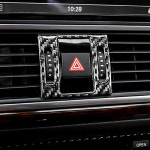 아우디 A6 센터페시아 에어컨 조절 프레임-리얼카본 : 트루파츠코리아