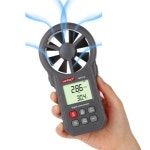 디지털 풍속계 풍온계 WT87A 바람세기 온도 체감온도 측정기 : 비전루트
