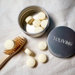 투리빙 휴대용 여행용 윤스테이 씹는 가글 고체치약 레몬민트 10정 틴케이스 : 투리빙