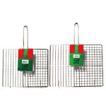 사각 겹석쇠 소 스텐 25x21cm 석쇠 구이 그릴 고기 불판 : 대상스토어